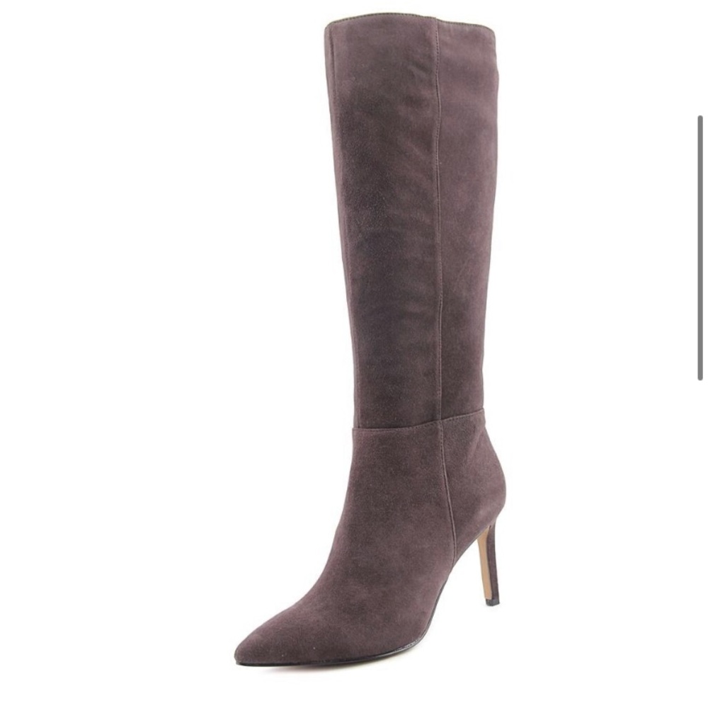 New Nine West Evyn Brown Suede Knee High boots 9 M